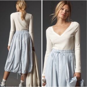 NWT Daily Practice by Anthropologie Twofer Midi Dress Sz Small